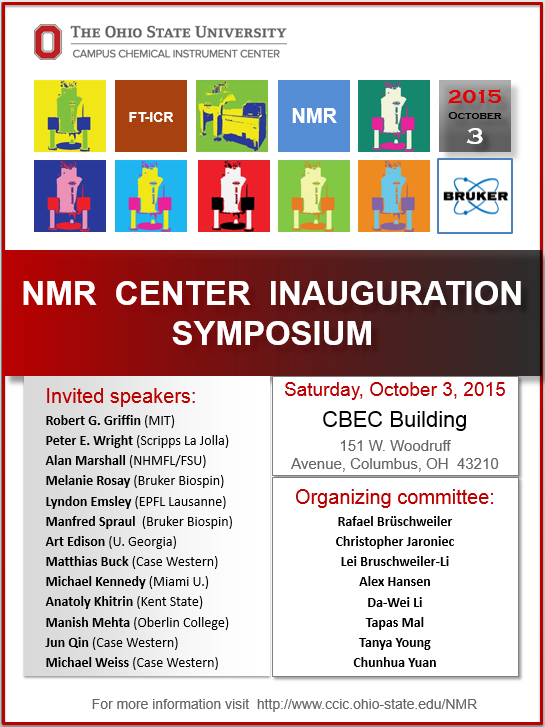 NMR Center Inauguration Symposium 2015
