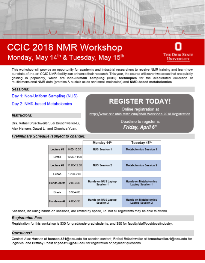 NMR Summer Workshop 2018